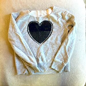Grey Long Sleeve Girls Sweater